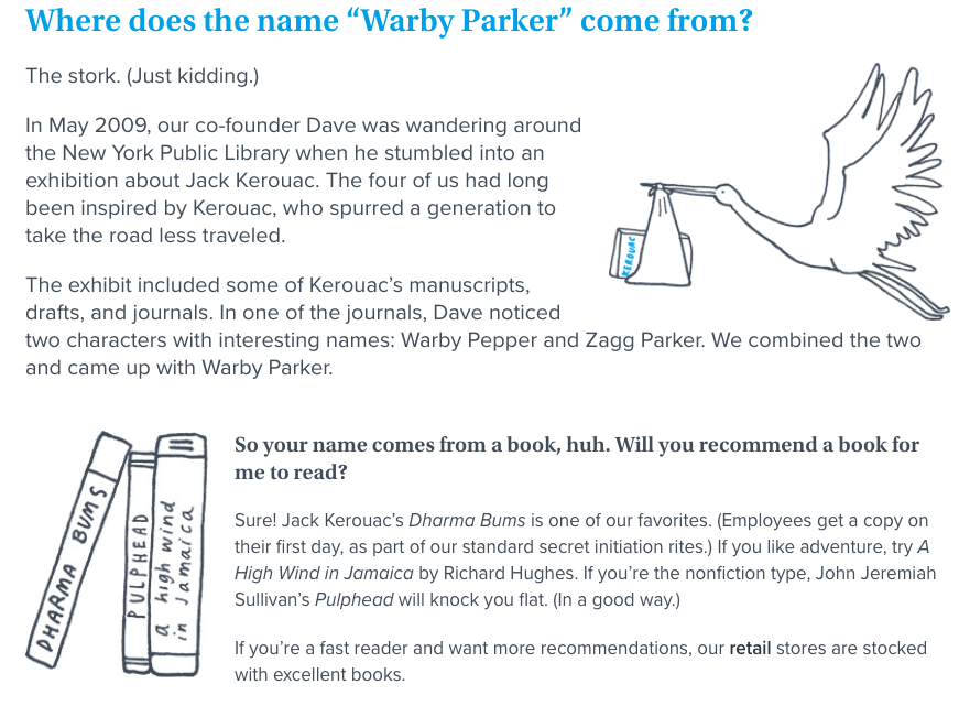 Arbeitgebermarke Warby Parker